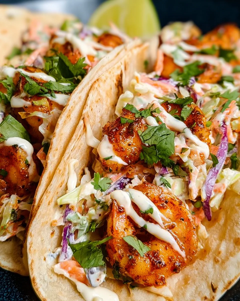 15 Minute Easy Shrimp Tacos Recipe
