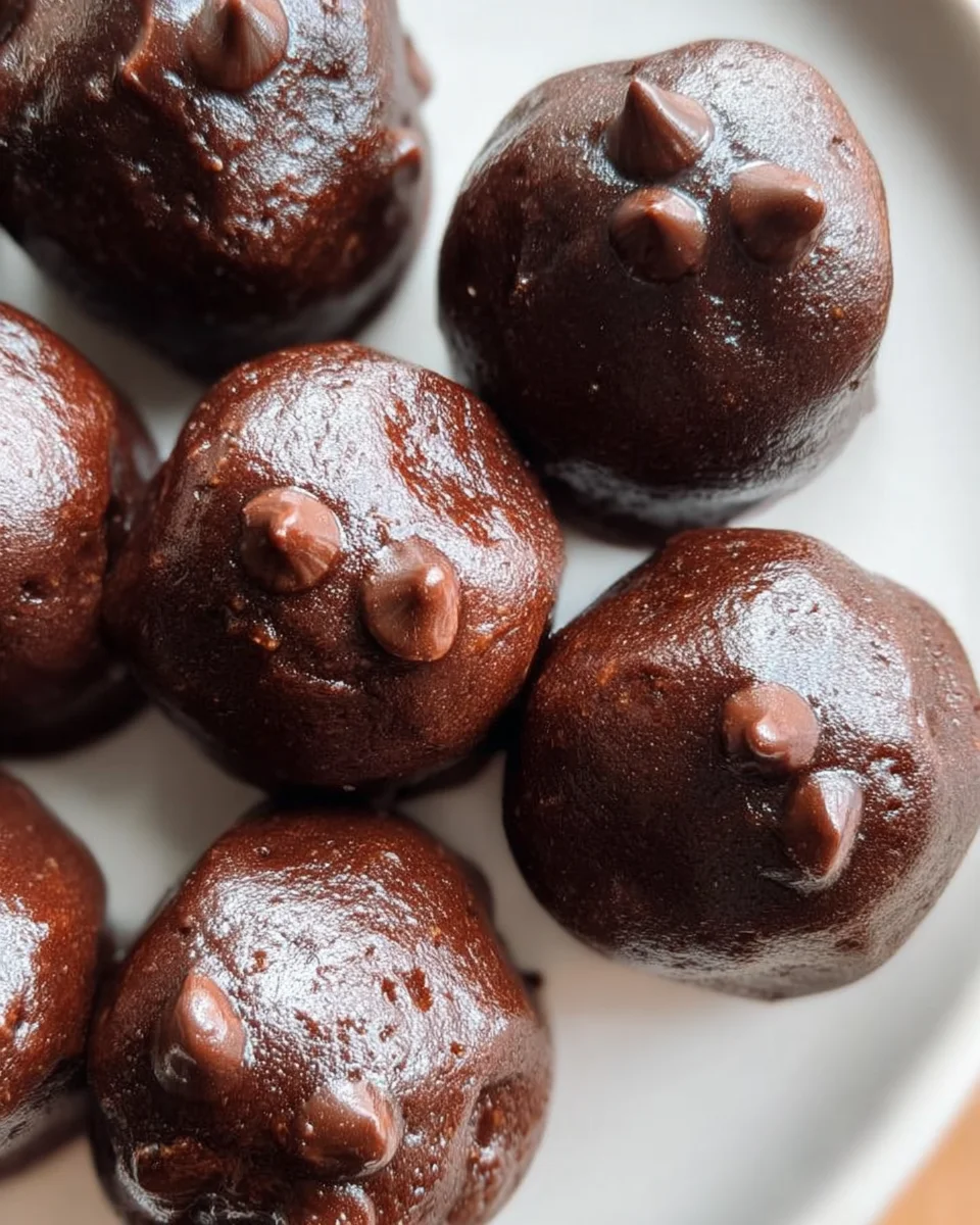 3-Ingredient No Bake Brownie Bites