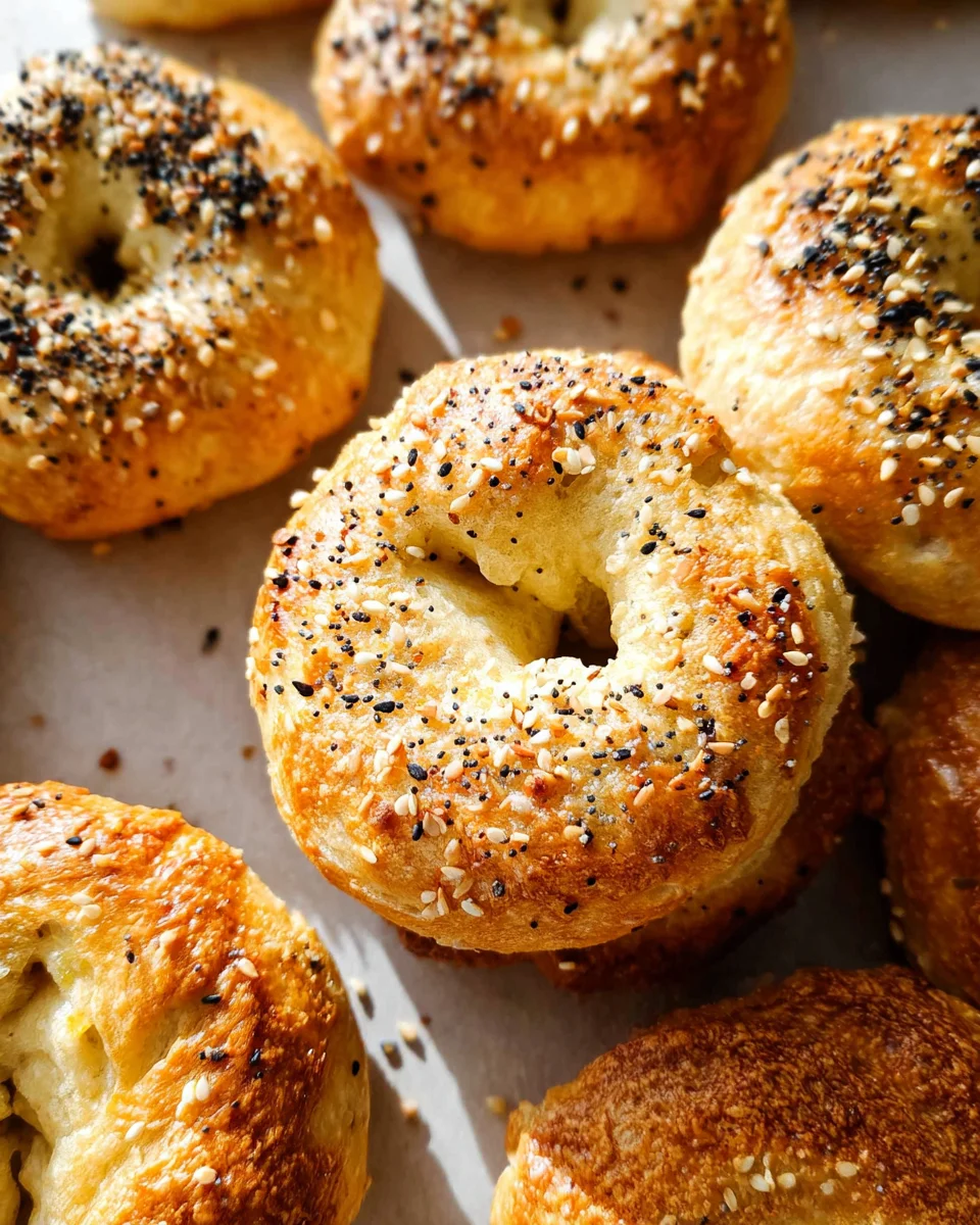 3 Ingredient Air Fryer Bagels
