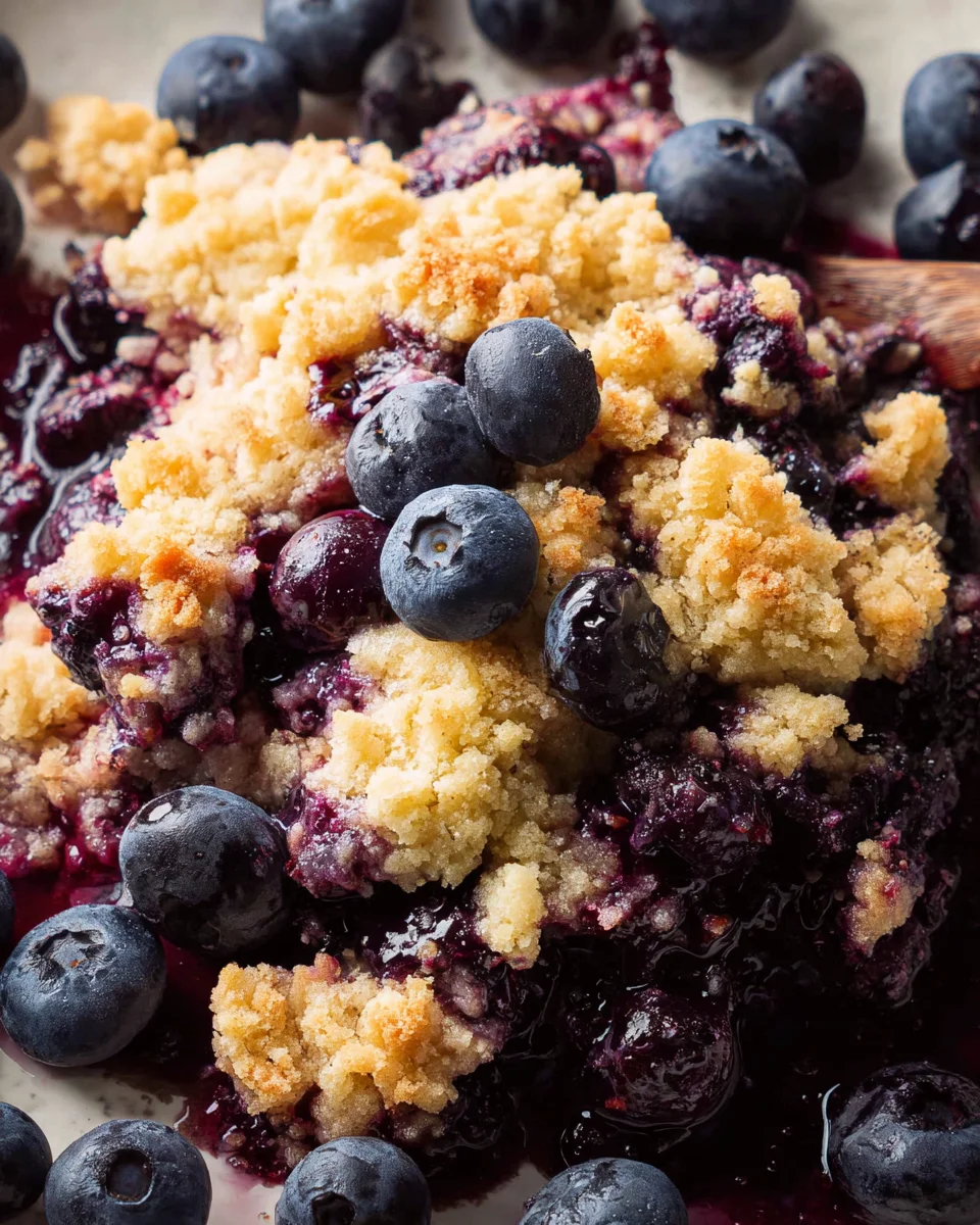 4 Ingredient Blueberry Cobbler 15 4