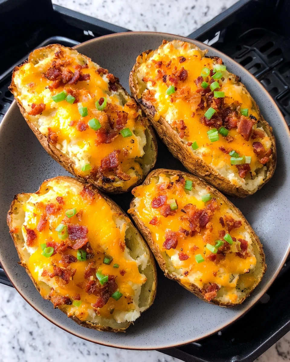 Air Fryer Twice Baked Potatoes 22 Air