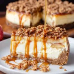 Apple Crisp Cheesecake