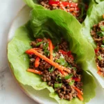 Asian Style Ground Beef Lettuce Wraps