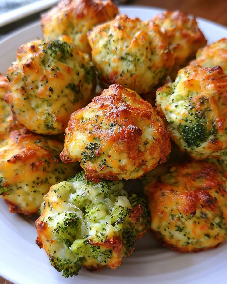 Baked Broccoli Cheese Balls