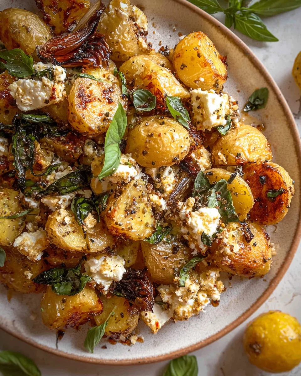 Baked Feta Potatoes