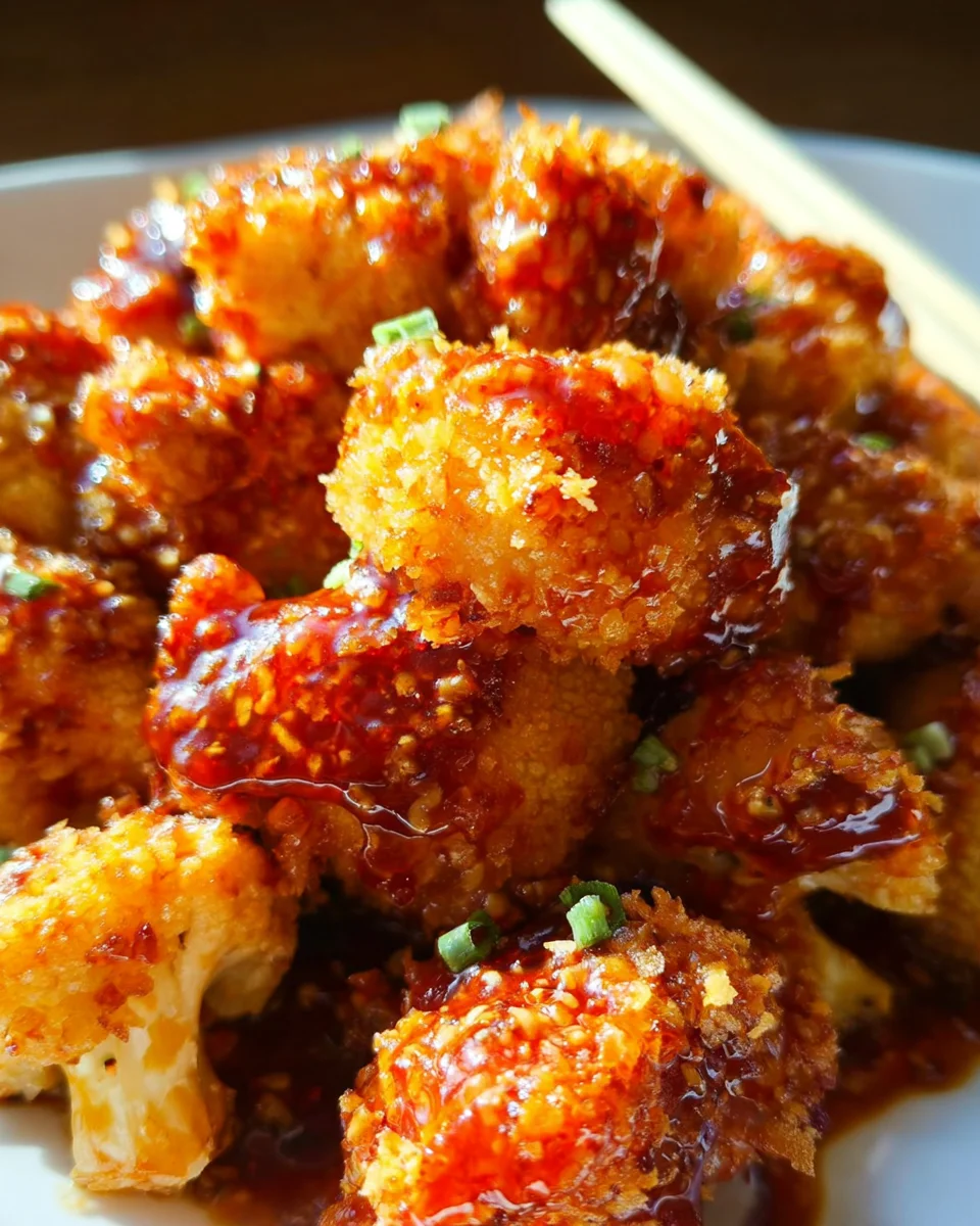 Baked Orange Cauliflower 25 Baked