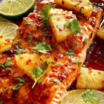 Baked Pineapple Salmon