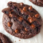 Bakery Style Double Chocolate Chip Cookies