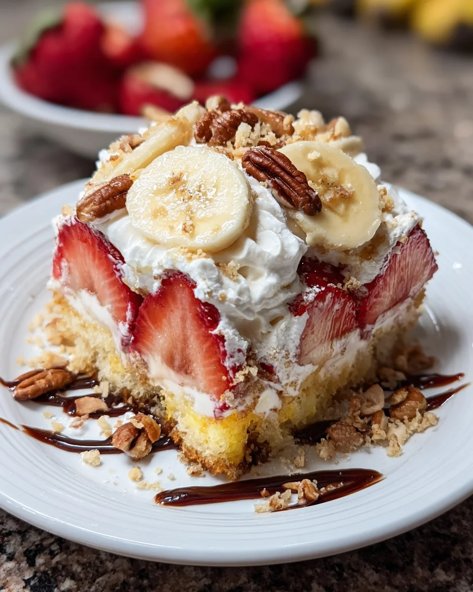 Banana Split Dump Cake Recipe