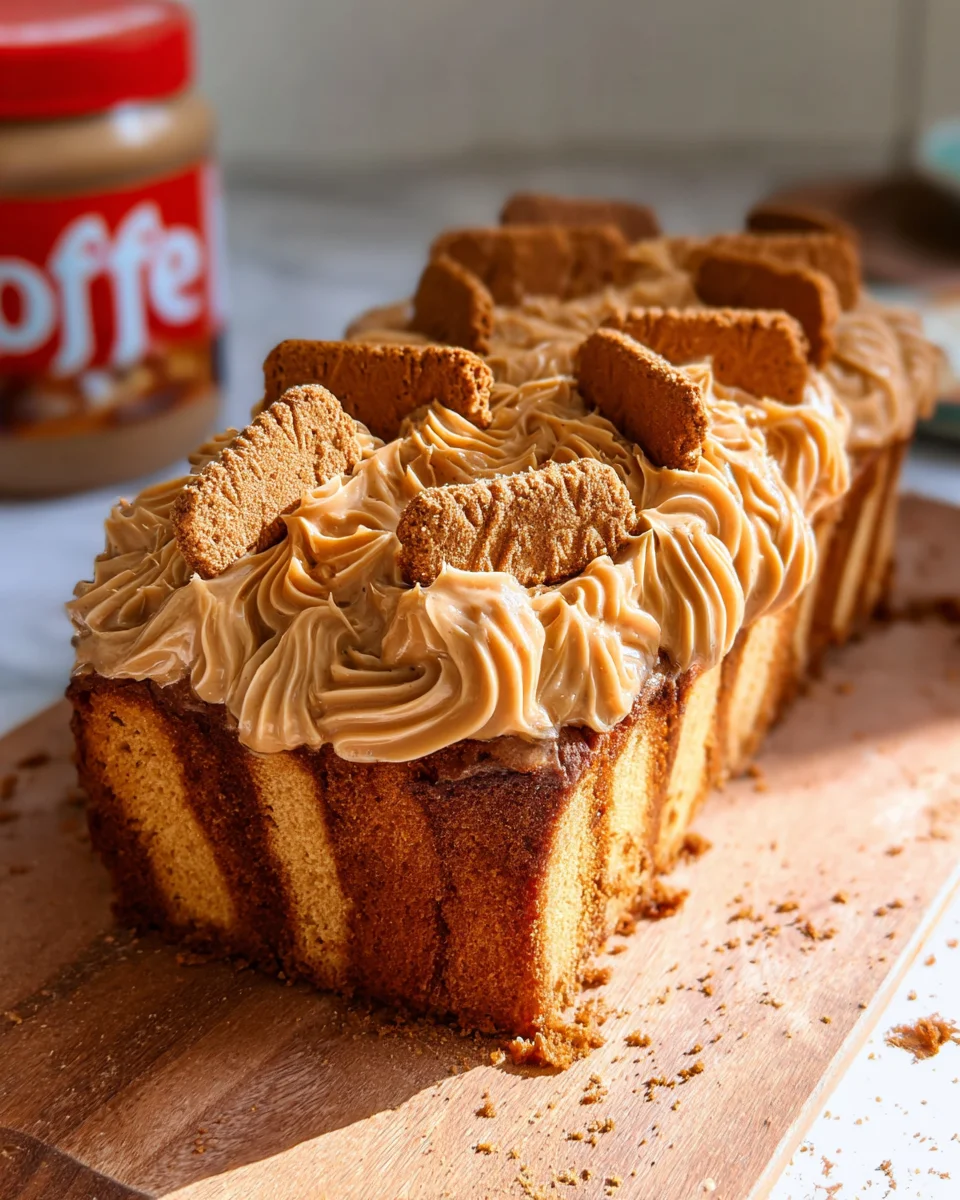 Biscoff Loaf Cake