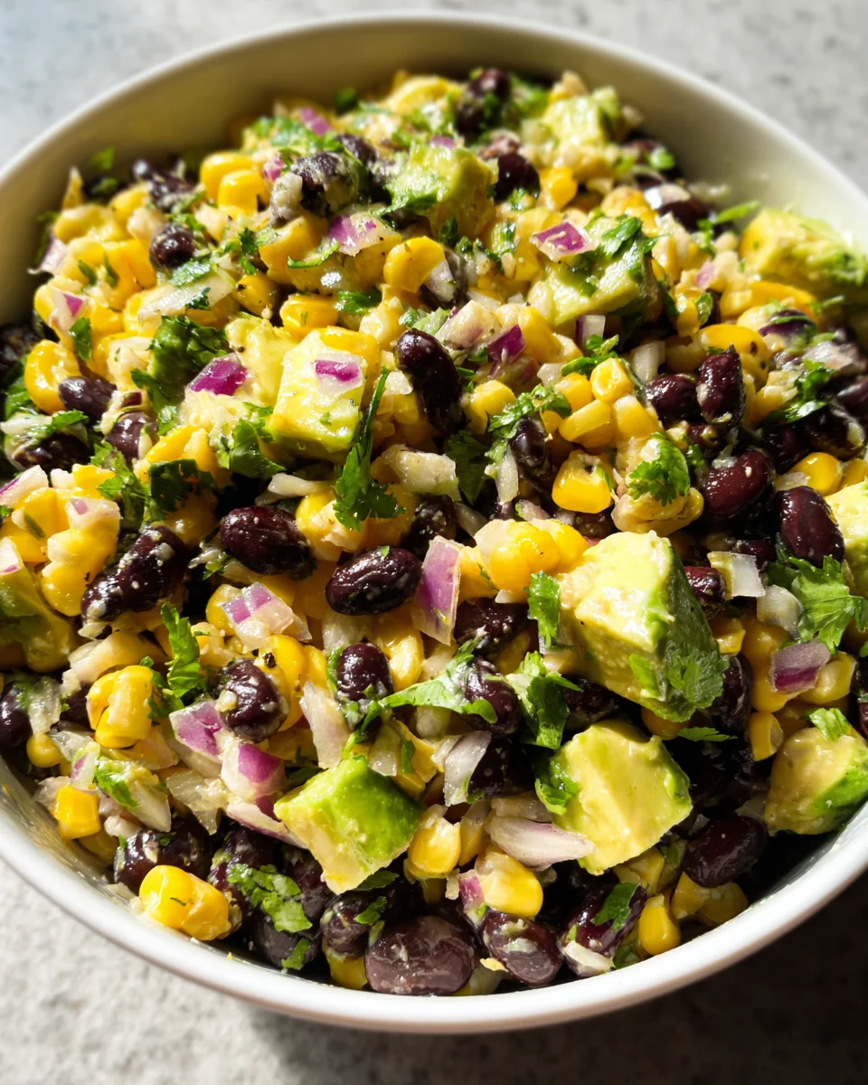 Black Bean Corn Avocado Salad