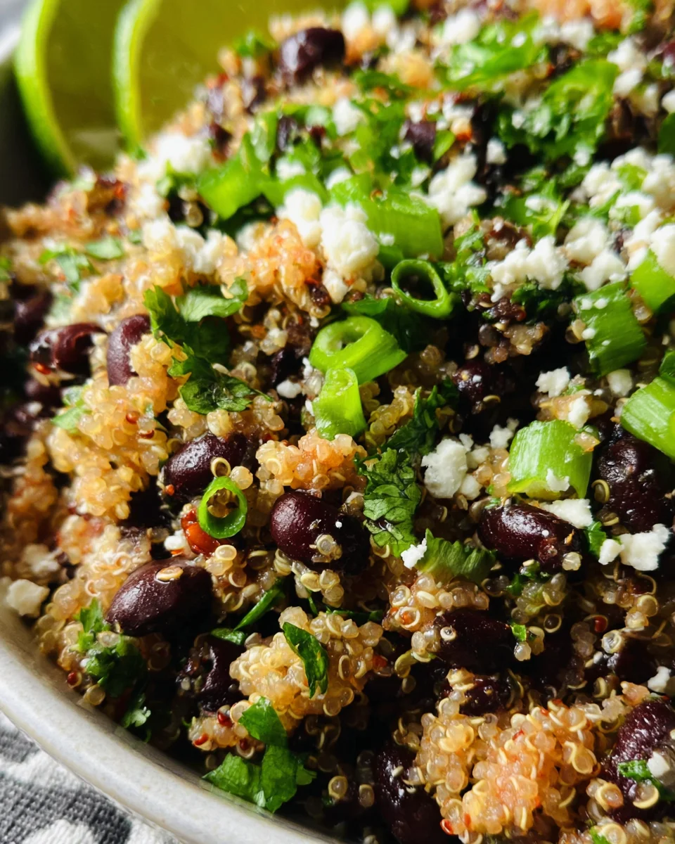 Black Bean Quinoa Salad Recipe