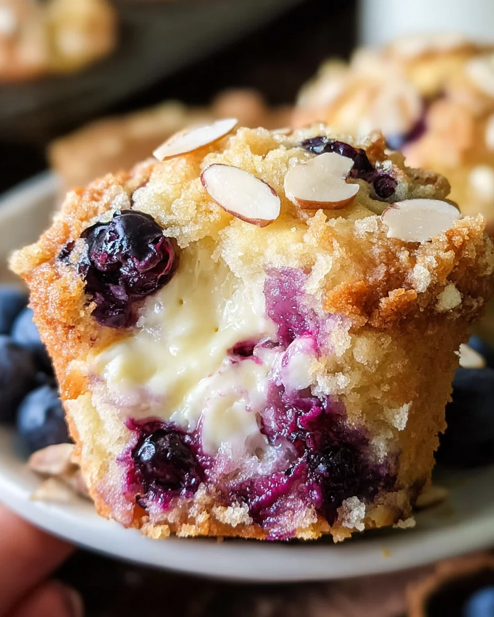 Blueberry Cream Cheese Muffins