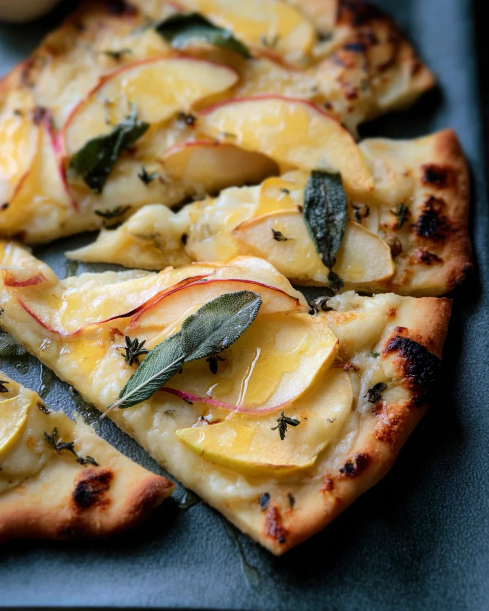 Brie and Apple Flatbread