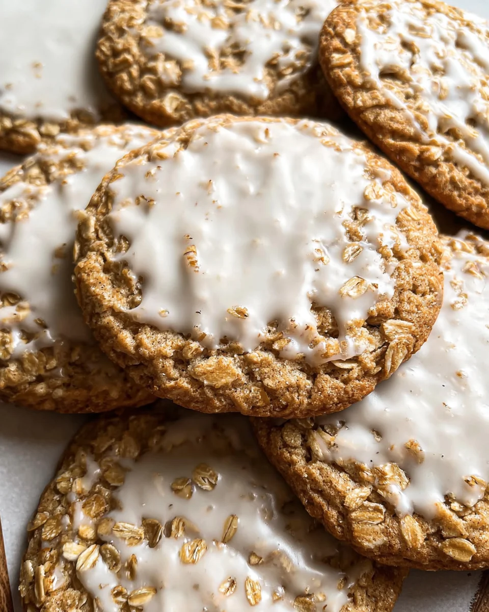 Brown Butter Iced Oatmeal Cookies Recipe 26 Brown