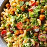 Buffalo Chickpea Pasta Salad