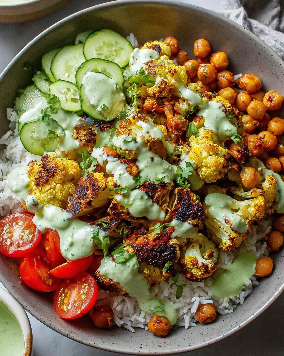 Cauliflower Shawarma Bowls