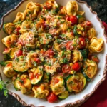 Cheese Tortellini with Summer Veggies
