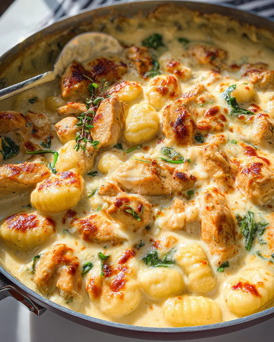 Chicken Alfredo Gnocchi