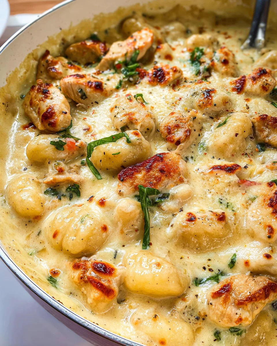 Chicken Alfredo Gnocchi 22 Chicken