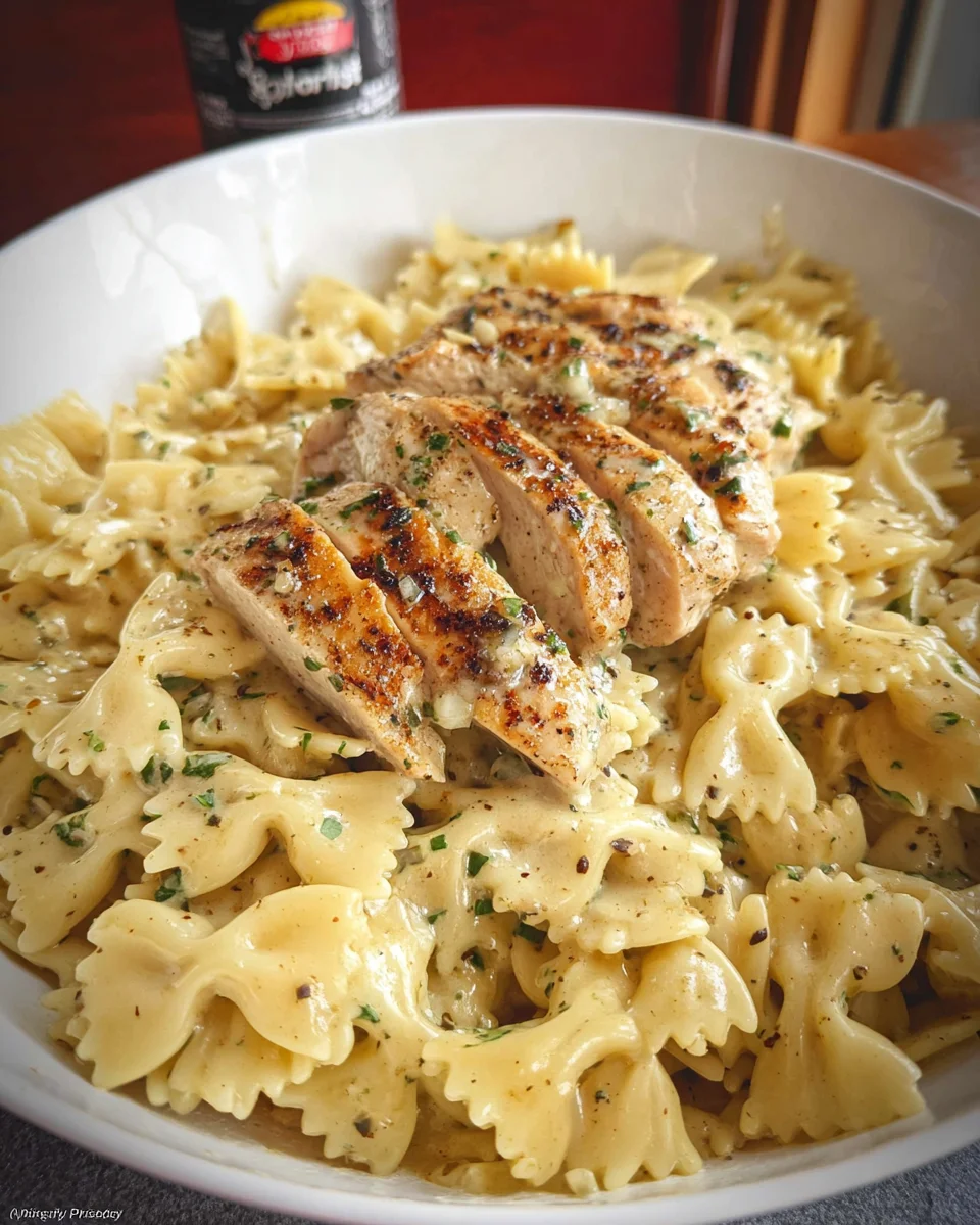 Chicken Garlic Parmesan Pasta
