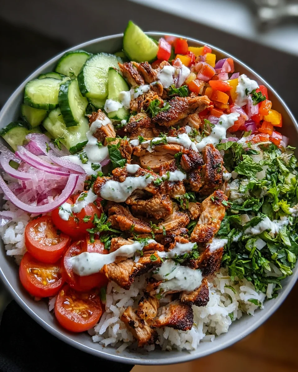 Chicken Shawarma Bowl Recipe