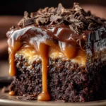 Chocolate Caramel Dump Cake Recipe