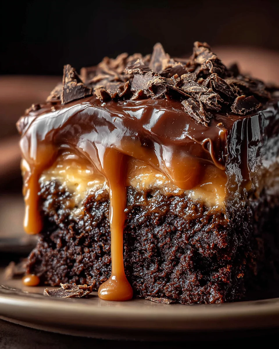 Chocolate Caramel Dump Cake Recipe