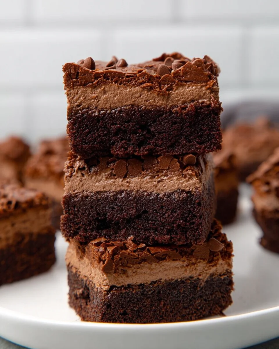 Chocolate Mousse Brownies Recipe