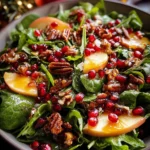 Christmas Salad with Honey Mustard Dressing