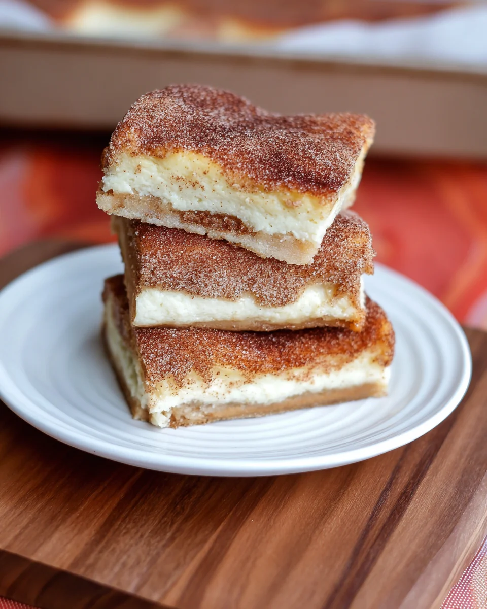 Churro Cheesecake Bars