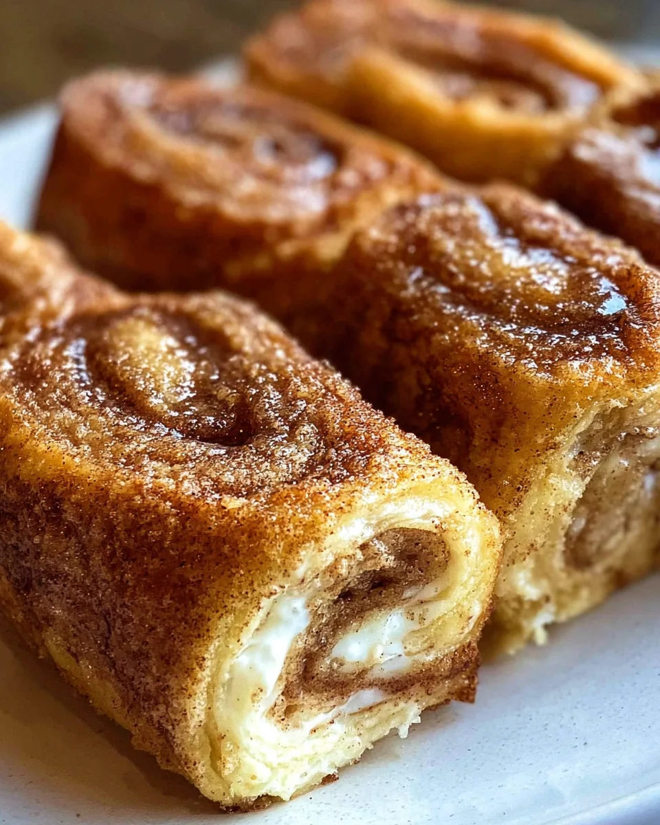 Cinnamon Roll French Toast Roll-Ups