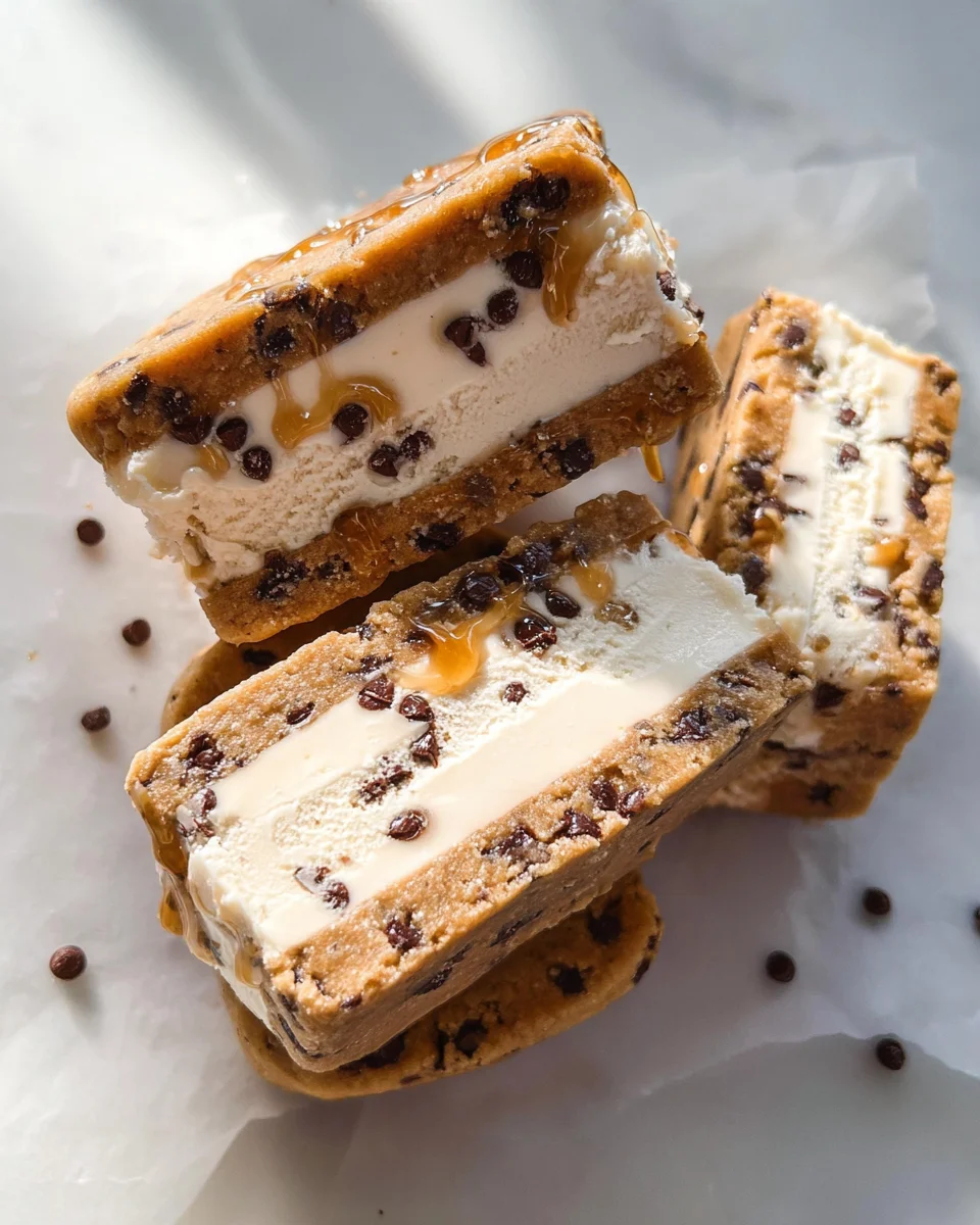 Cookie Dough Vegan Ice Cream Sandwiches (Easy + No-Bake!) 17 Cookie
