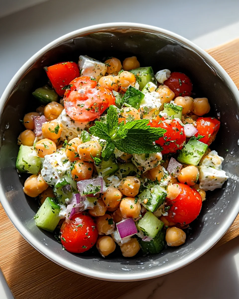 Cottage Cheese and Chickpeas Salad 23 Cottage