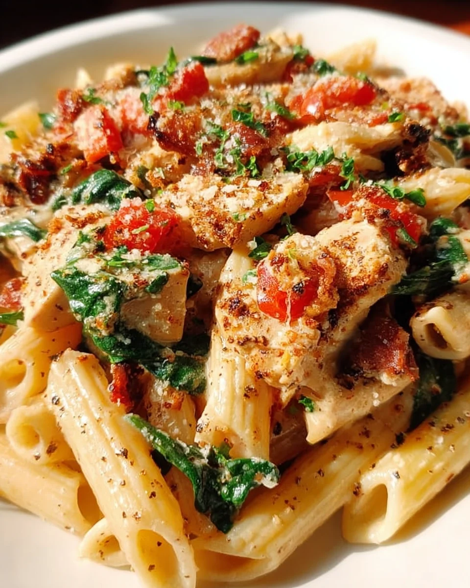 Creamy Chicken Pasta with Bacon