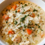 Creamy Chicken and Rice Soup