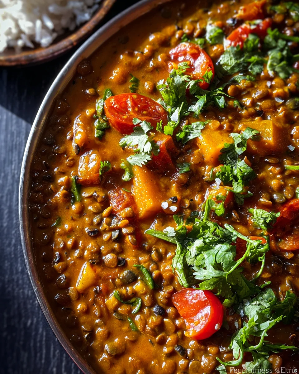 Creamy Coconut Lentil Curry Recipe