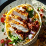 Crispy Chicken Bacon Ranch Wrap