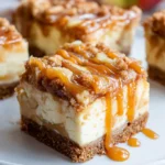 Easy Caramel Apple Cheesecake Bars