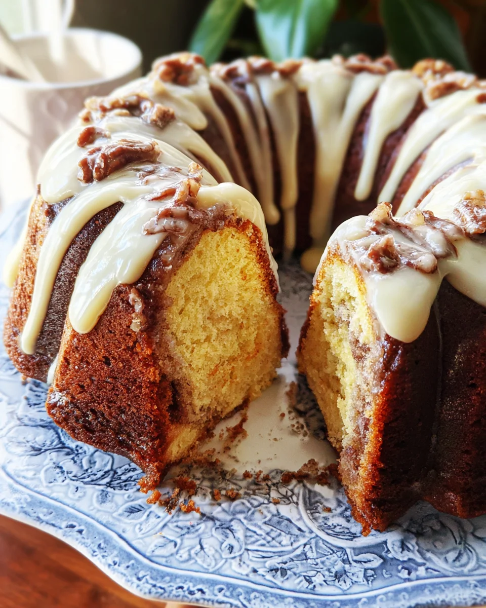 Easy Cinnamon Roll Bundt Cake