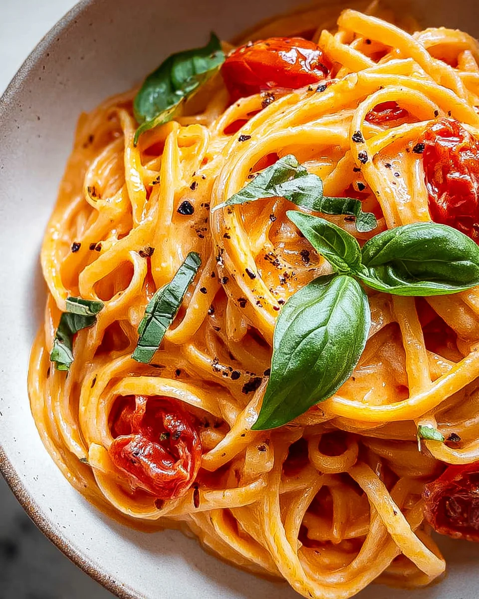 Easy One Pot Creamy Tomato Pasta