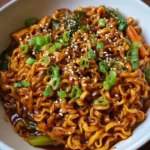 Easy Saucy Ramen Noodles