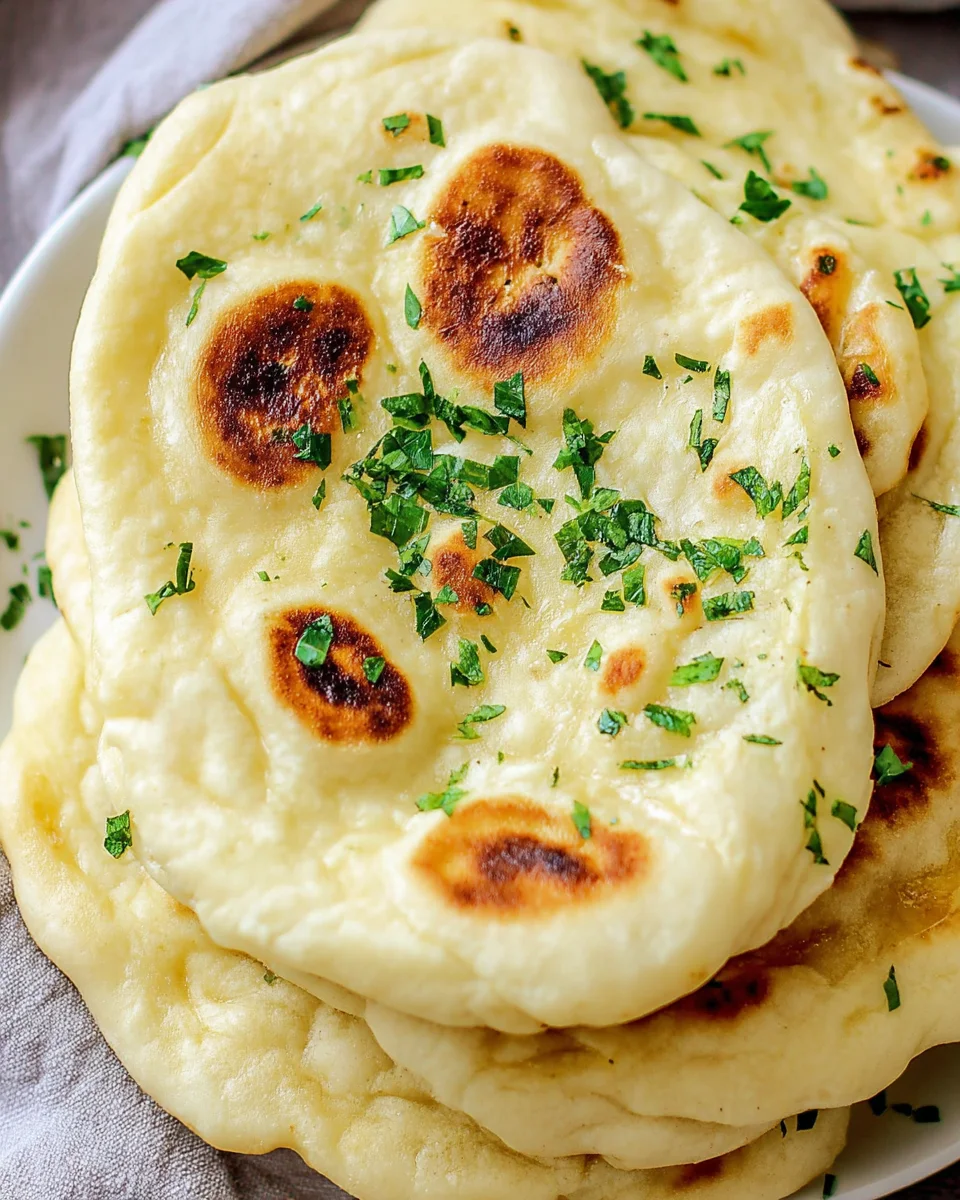Easy Vegan Naan