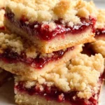 Fabulous Five Ingredient Raspberry Bars