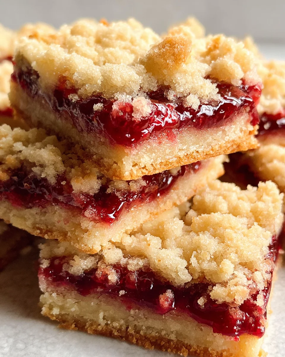 Fabulous Five Ingredient Raspberry Bars