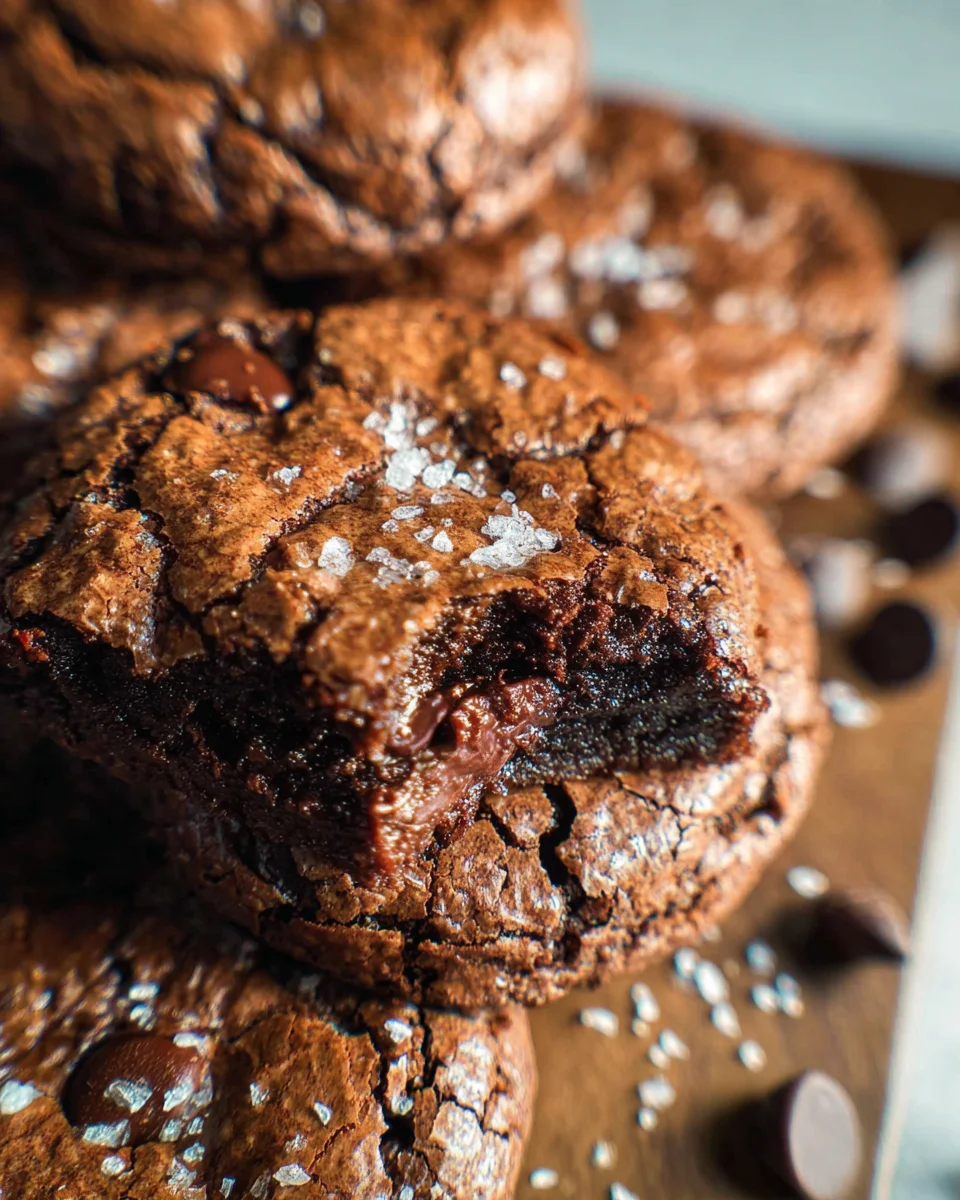 Fudgy Chewy Browkies (Brookies)