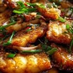 Ginger Onion Fried Sea Bass