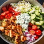 Greek Chicken Bowls