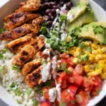 Grilled Chicken Burrito Bowls