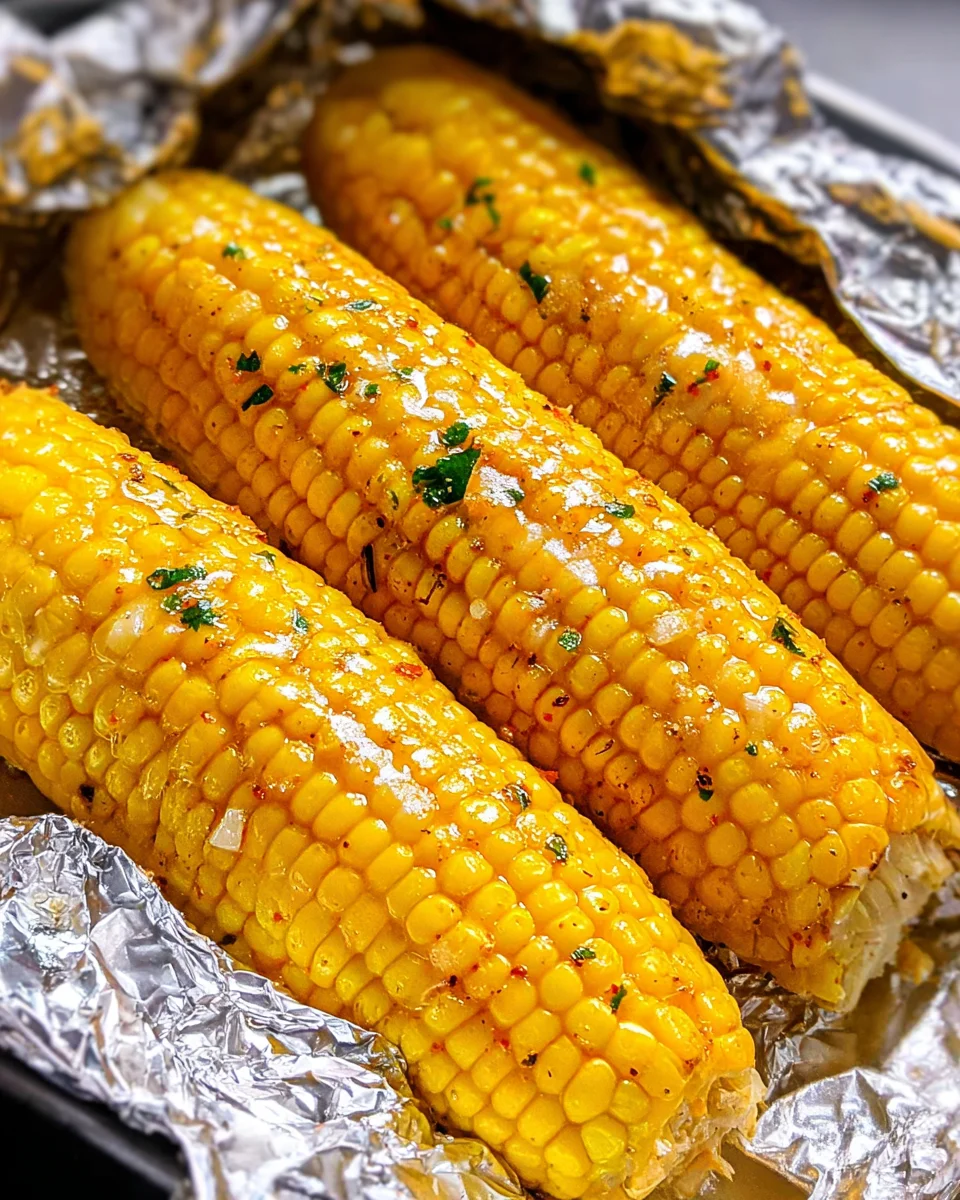 Grilled Corn on the Cob in Foil